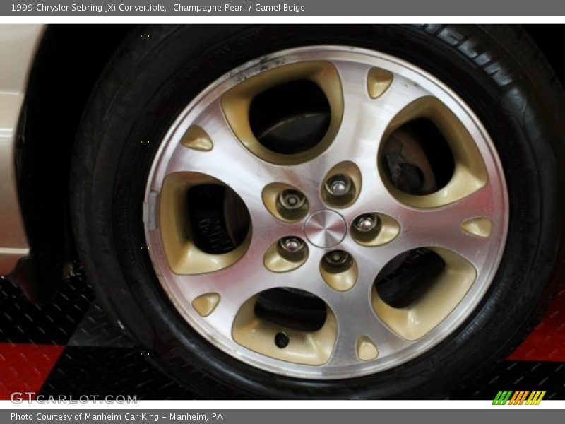 Champagne Pearl / Camel Beige 1999 Chrysler Sebring JXi Convertible