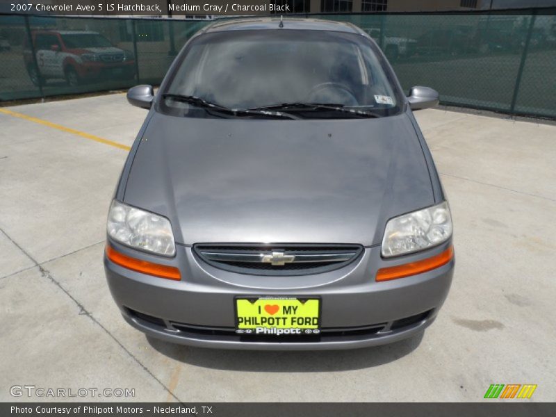 Medium Gray / Charcoal Black 2007 Chevrolet Aveo 5 LS Hatchback