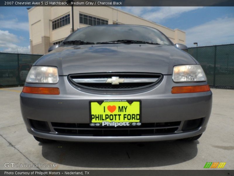 Medium Gray / Charcoal Black 2007 Chevrolet Aveo 5 LS Hatchback
