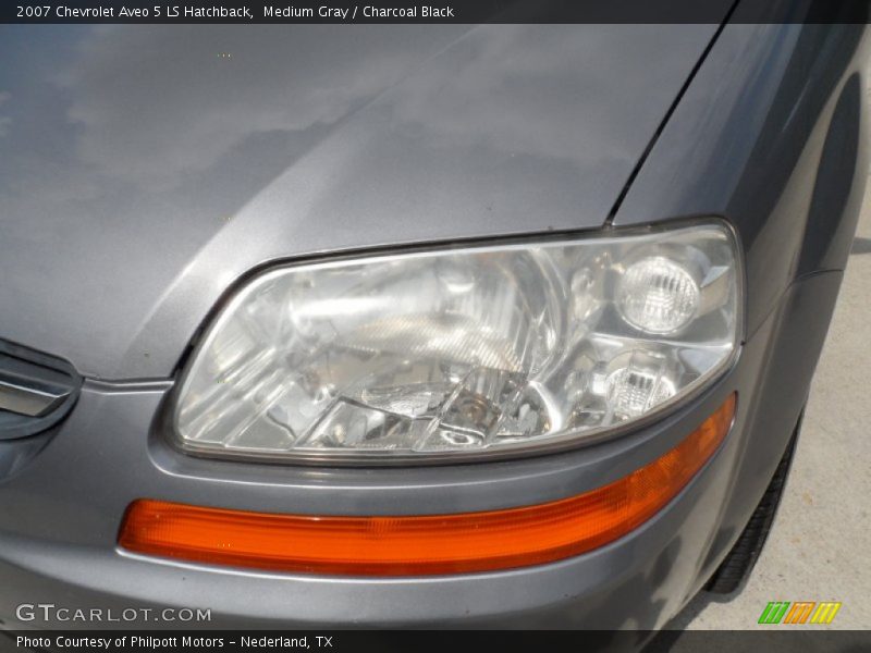 Medium Gray / Charcoal Black 2007 Chevrolet Aveo 5 LS Hatchback