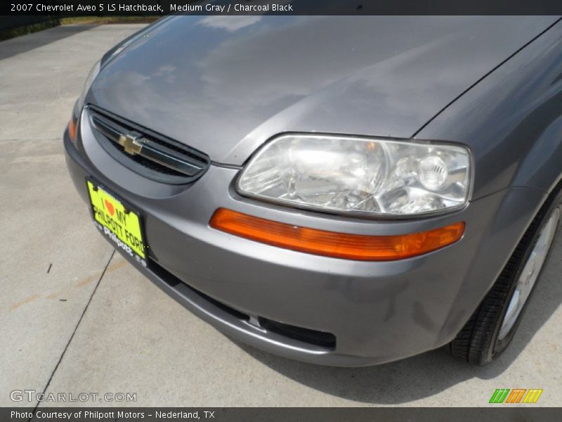 Medium Gray / Charcoal Black 2007 Chevrolet Aveo 5 LS Hatchback