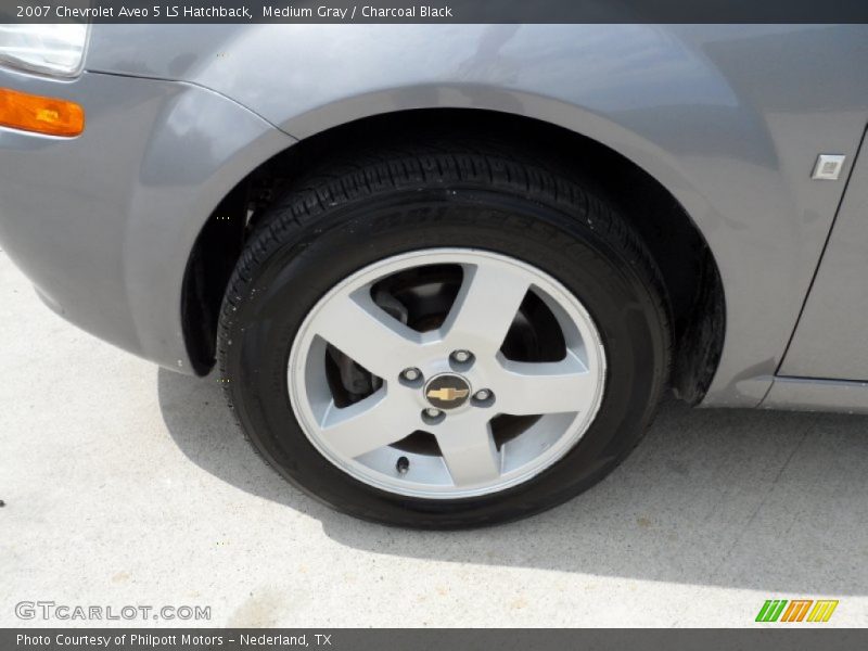 Medium Gray / Charcoal Black 2007 Chevrolet Aveo 5 LS Hatchback