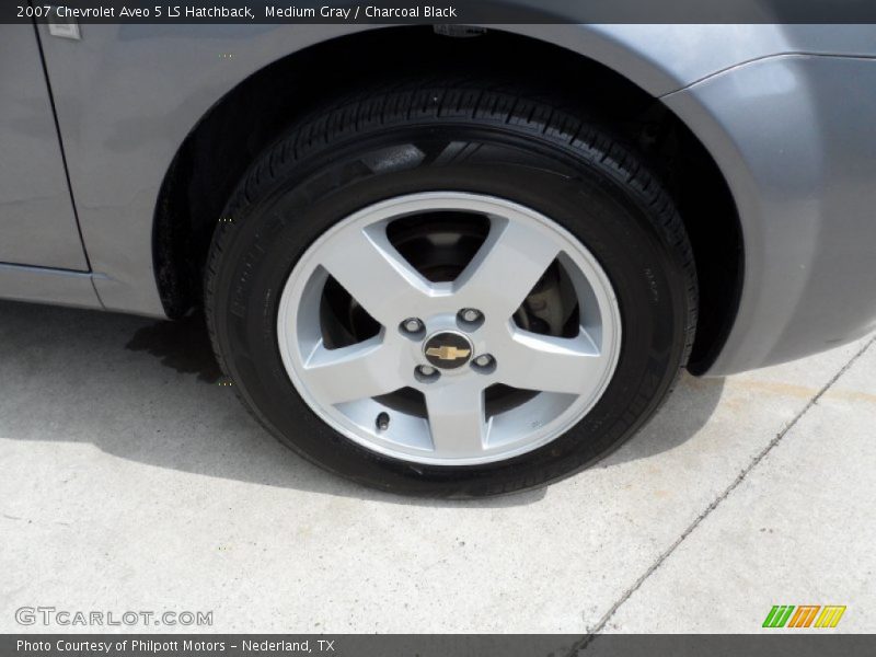 Medium Gray / Charcoal Black 2007 Chevrolet Aveo 5 LS Hatchback