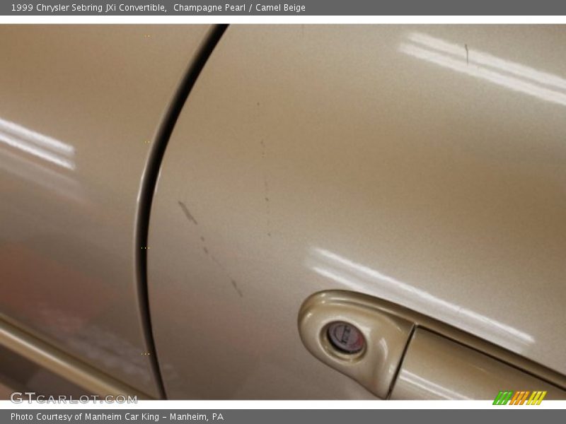Champagne Pearl / Camel Beige 1999 Chrysler Sebring JXi Convertible
