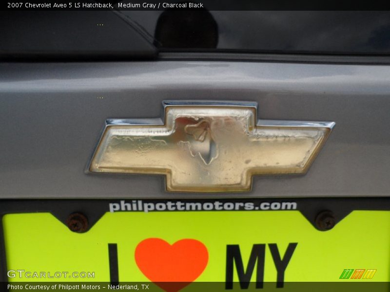 Medium Gray / Charcoal Black 2007 Chevrolet Aveo 5 LS Hatchback