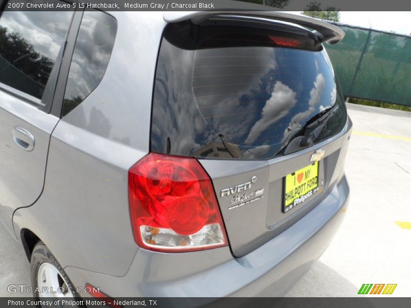 Medium Gray / Charcoal Black 2007 Chevrolet Aveo 5 LS Hatchback