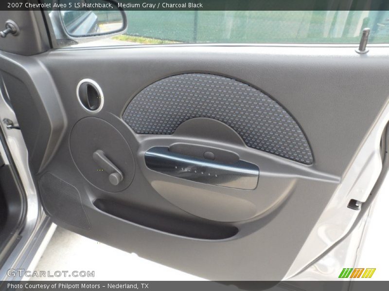 Medium Gray / Charcoal Black 2007 Chevrolet Aveo 5 LS Hatchback