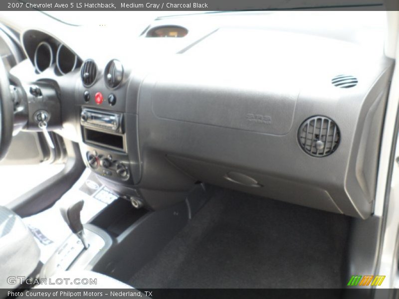Medium Gray / Charcoal Black 2007 Chevrolet Aveo 5 LS Hatchback