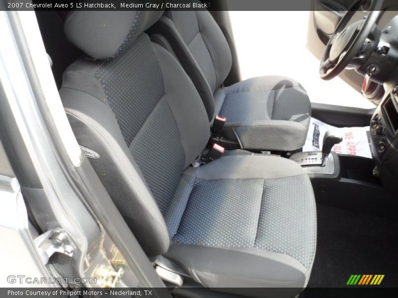 Medium Gray / Charcoal Black 2007 Chevrolet Aveo 5 LS Hatchback