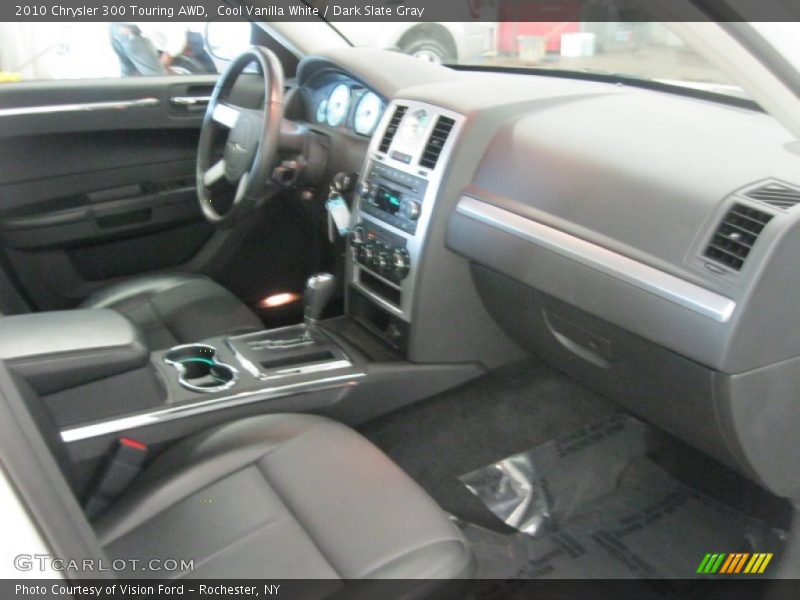 Cool Vanilla White / Dark Slate Gray 2010 Chrysler 300 Touring AWD