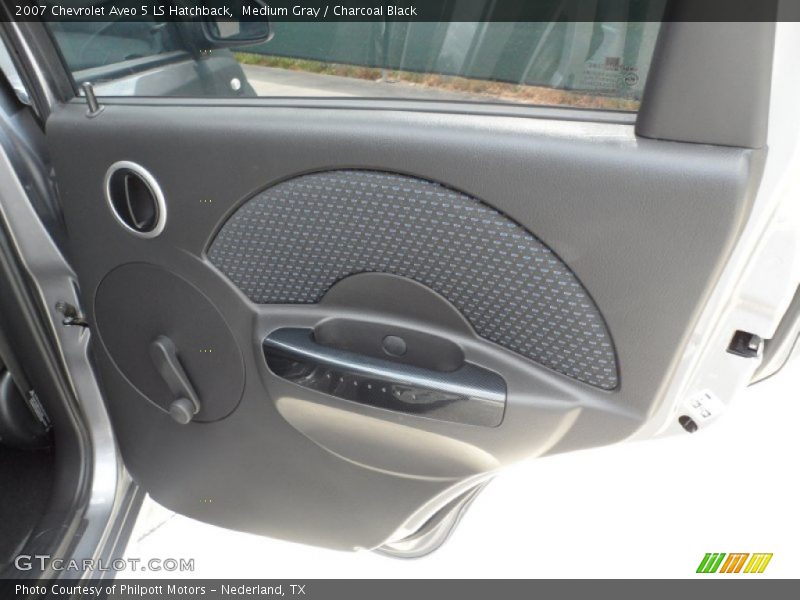 Medium Gray / Charcoal Black 2007 Chevrolet Aveo 5 LS Hatchback