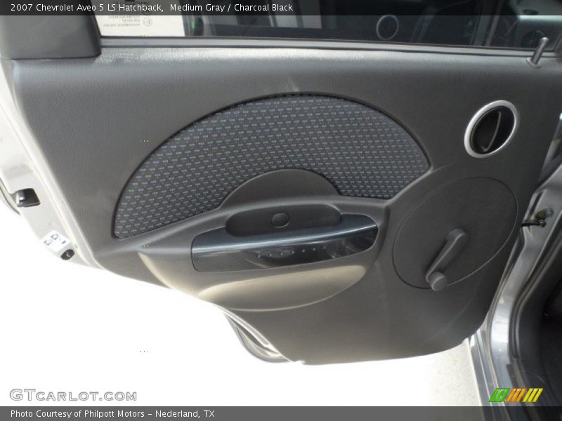 Medium Gray / Charcoal Black 2007 Chevrolet Aveo 5 LS Hatchback