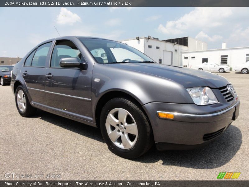 Platinum Grey Metallic / Black 2004 Volkswagen Jetta GLS TDI Sedan