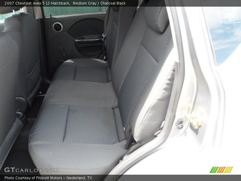 Medium Gray / Charcoal Black 2007 Chevrolet Aveo 5 LS Hatchback