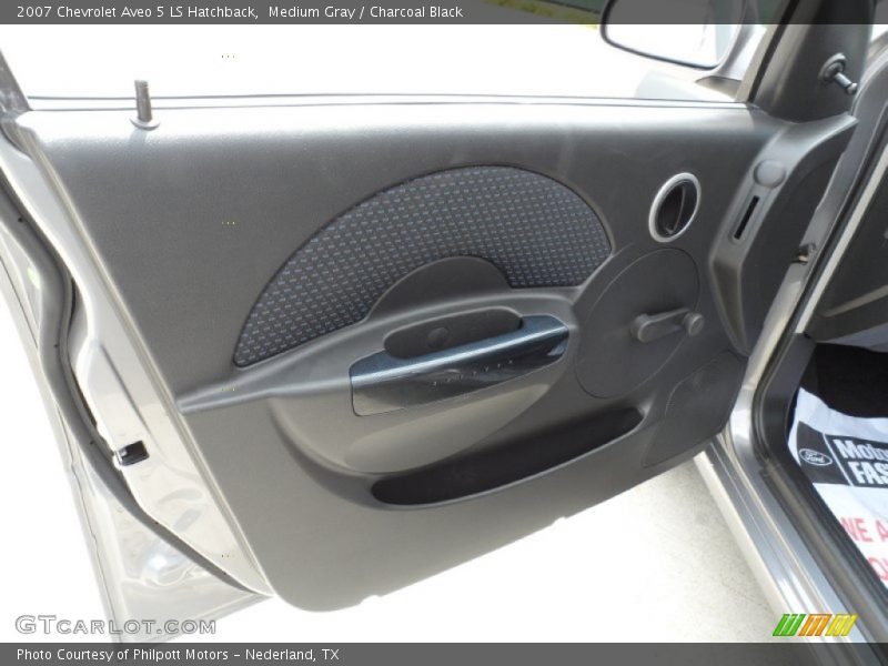 Medium Gray / Charcoal Black 2007 Chevrolet Aveo 5 LS Hatchback