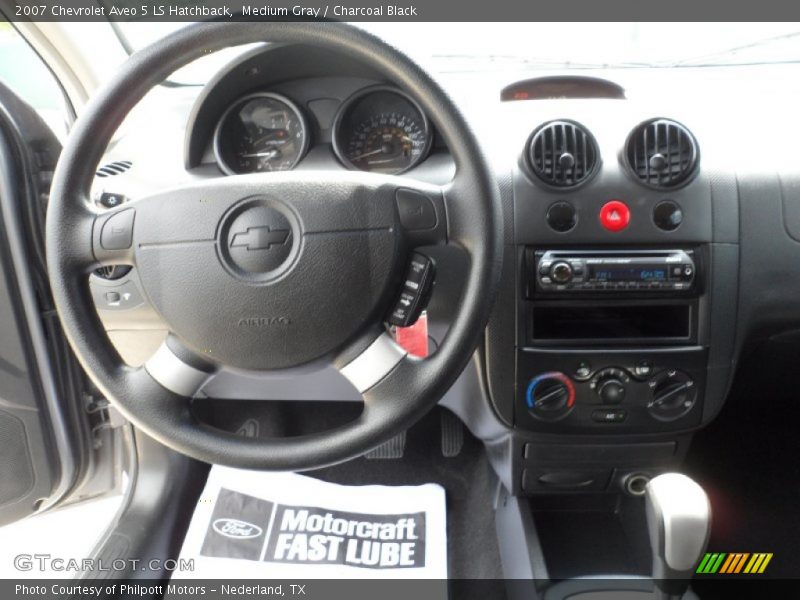 Medium Gray / Charcoal Black 2007 Chevrolet Aveo 5 LS Hatchback