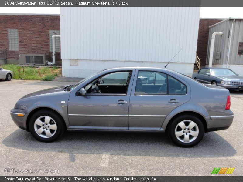 Platinum Grey Metallic / Black 2004 Volkswagen Jetta GLS TDI Sedan