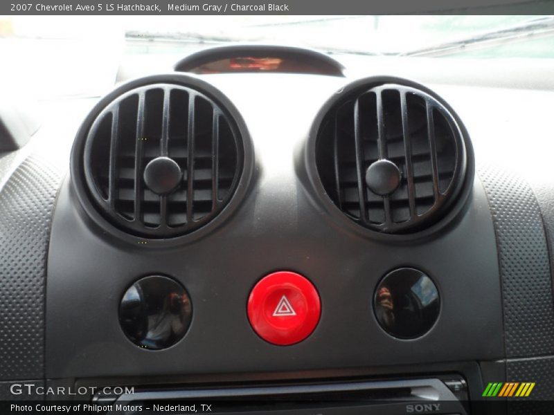 Medium Gray / Charcoal Black 2007 Chevrolet Aveo 5 LS Hatchback