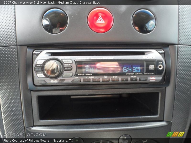 Medium Gray / Charcoal Black 2007 Chevrolet Aveo 5 LS Hatchback