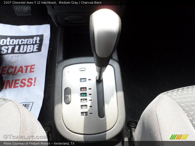 Medium Gray / Charcoal Black 2007 Chevrolet Aveo 5 LS Hatchback