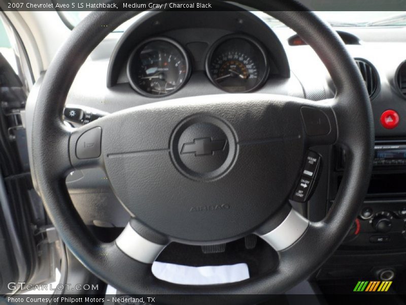 Medium Gray / Charcoal Black 2007 Chevrolet Aveo 5 LS Hatchback