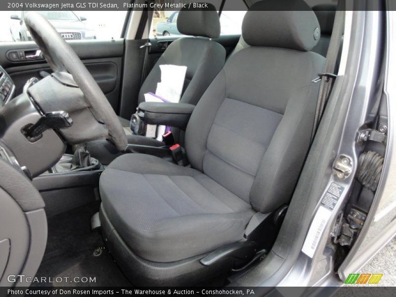 Platinum Grey Metallic / Black 2004 Volkswagen Jetta GLS TDI Sedan