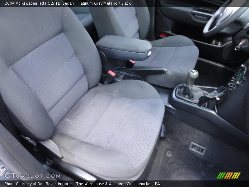 Platinum Grey Metallic / Black 2004 Volkswagen Jetta GLS TDI Sedan