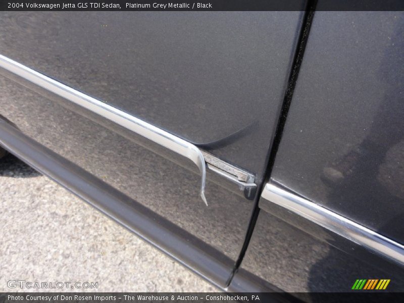 Platinum Grey Metallic / Black 2004 Volkswagen Jetta GLS TDI Sedan