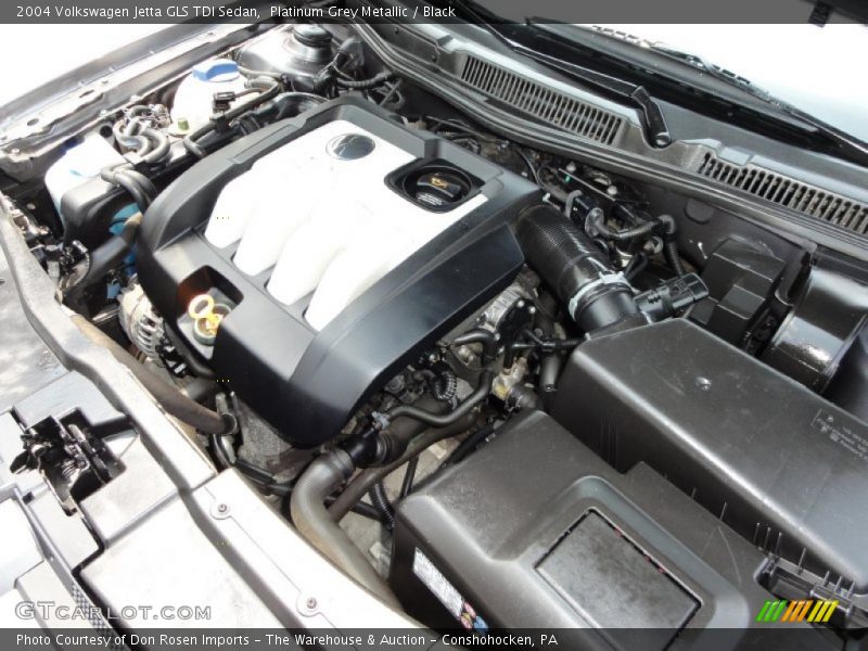  2004 Jetta GLS TDI Sedan Engine - 1.9L TDI SOHC 8V Turbo-Diesel 4 Cylinder
