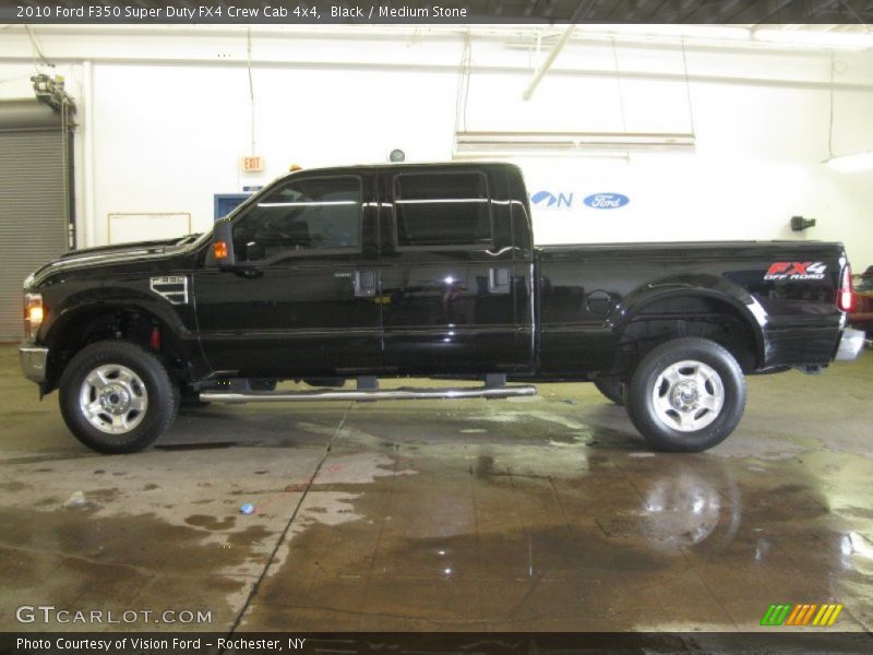 Black / Medium Stone 2010 Ford F350 Super Duty FX4 Crew Cab 4x4