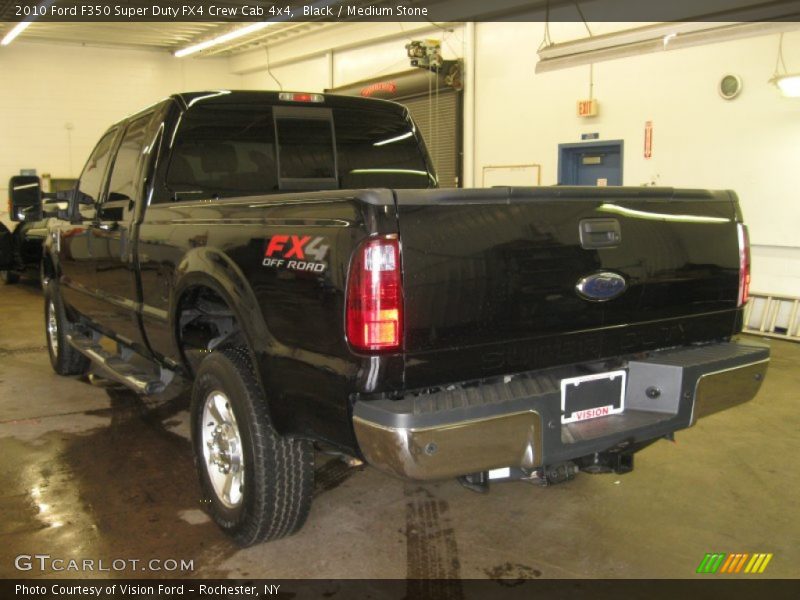 Black / Medium Stone 2010 Ford F350 Super Duty FX4 Crew Cab 4x4