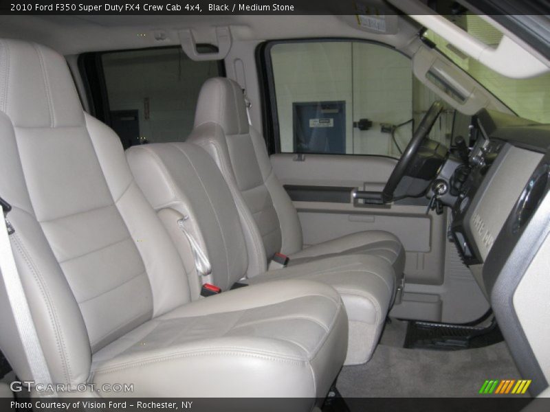Black / Medium Stone 2010 Ford F350 Super Duty FX4 Crew Cab 4x4