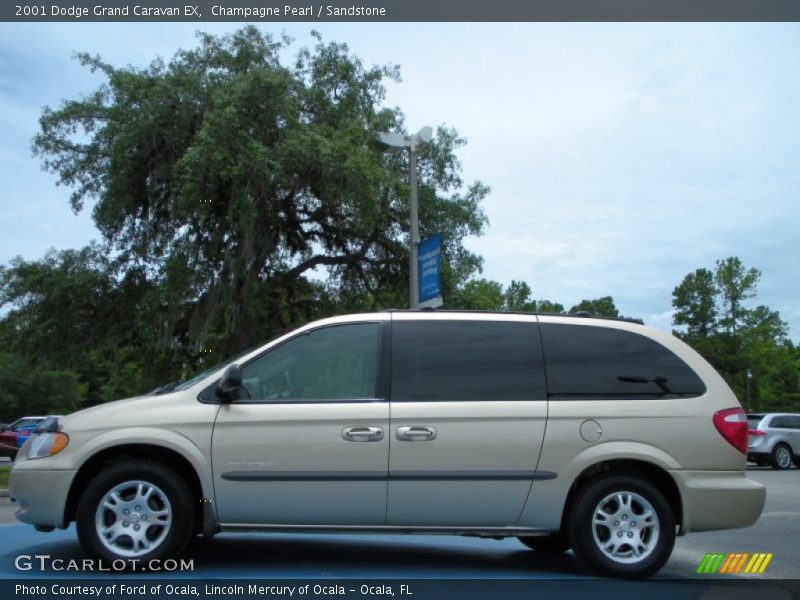  2001 Grand Caravan EX Champagne Pearl
