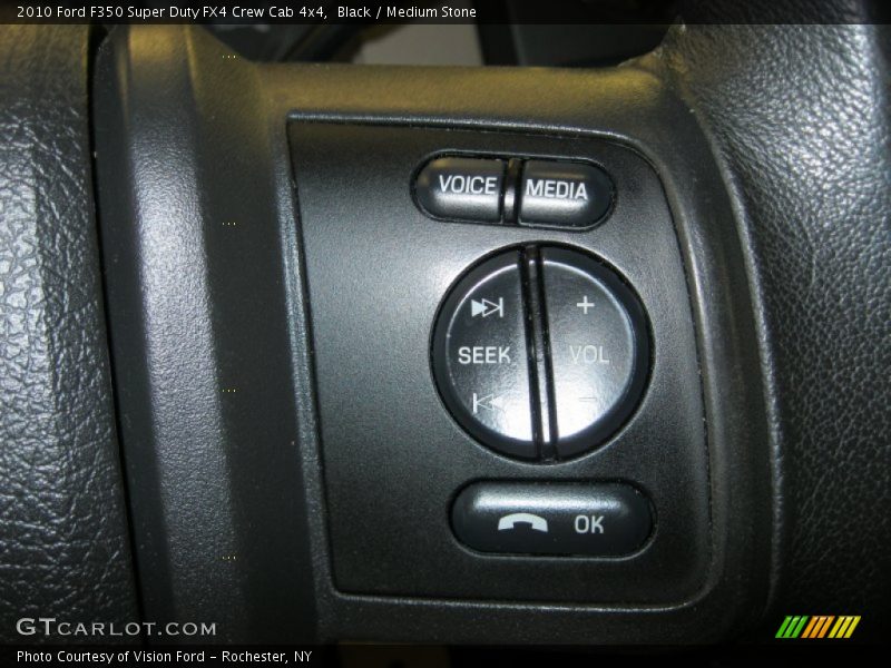 Controls of 2010 F350 Super Duty FX4 Crew Cab 4x4
