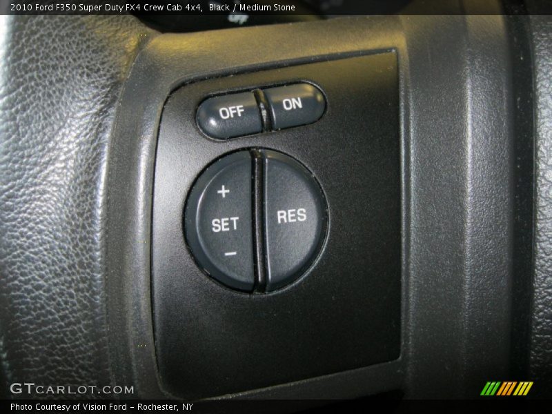 Controls of 2010 F350 Super Duty FX4 Crew Cab 4x4