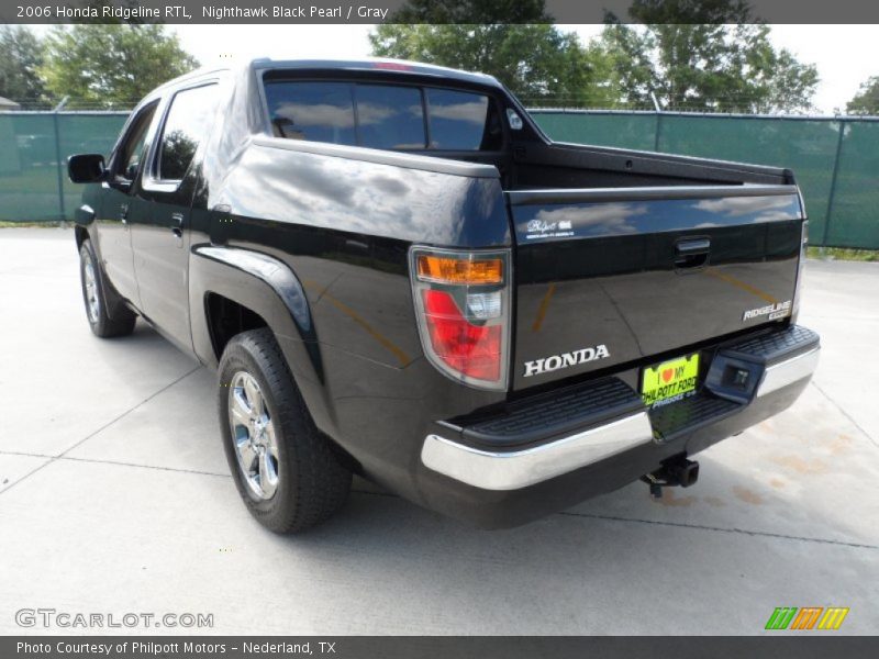 Nighthawk Black Pearl / Gray 2006 Honda Ridgeline RTL