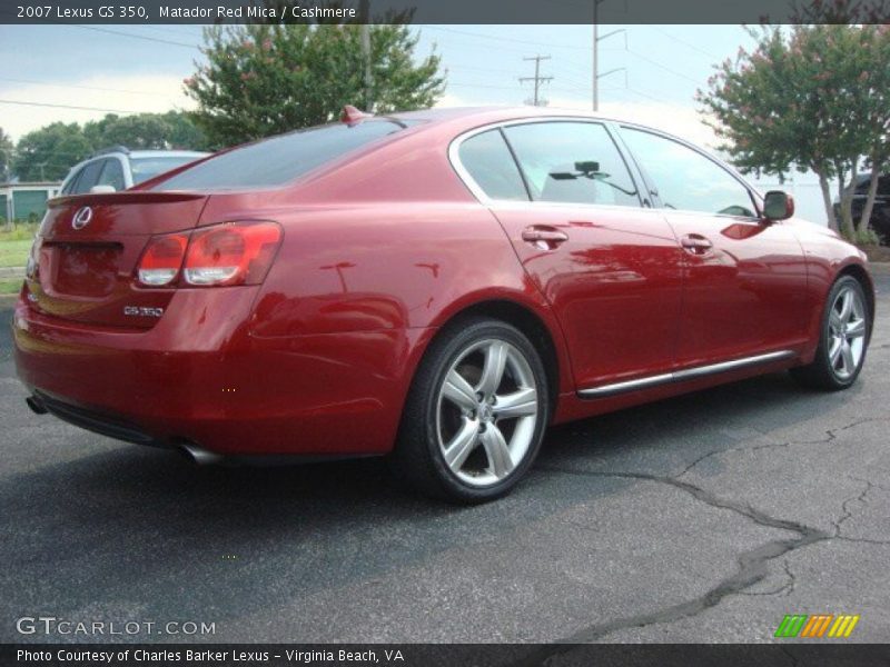 Matador Red Mica / Cashmere 2007 Lexus GS 350