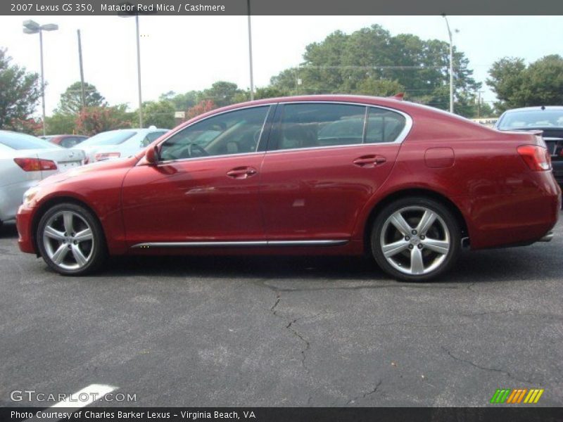Matador Red Mica / Cashmere 2007 Lexus GS 350
