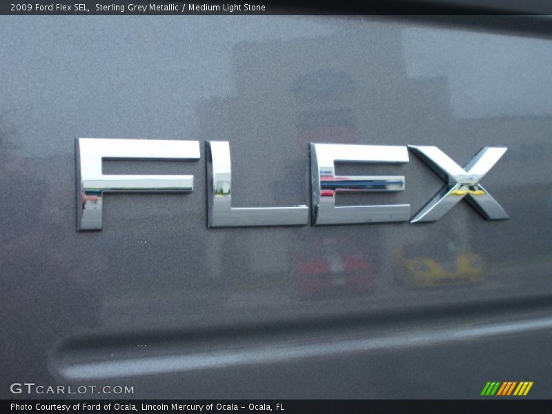 Sterling Grey Metallic / Medium Light Stone 2009 Ford Flex SEL