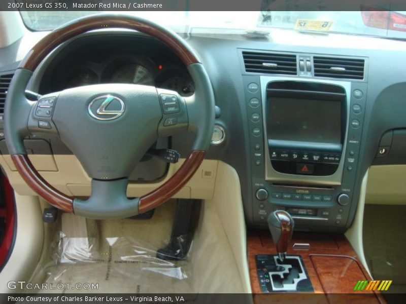 Matador Red Mica / Cashmere 2007 Lexus GS 350