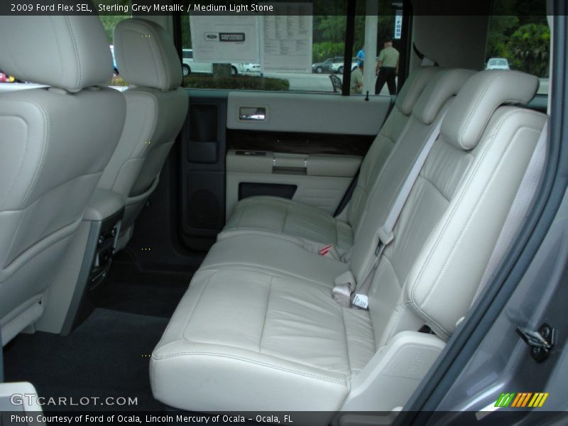 Sterling Grey Metallic / Medium Light Stone 2009 Ford Flex SEL