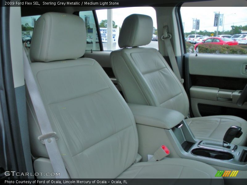Sterling Grey Metallic / Medium Light Stone 2009 Ford Flex SEL