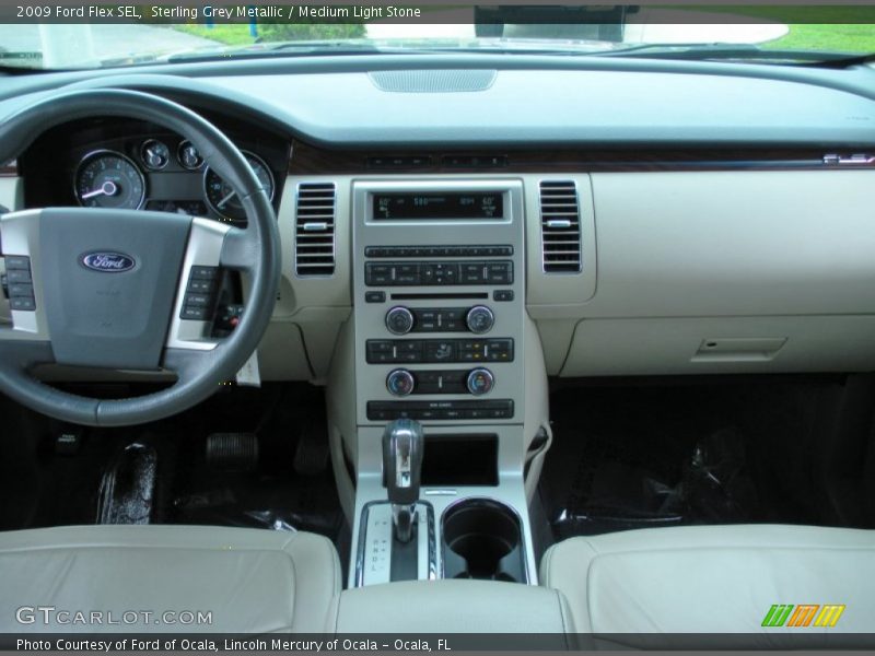 Sterling Grey Metallic / Medium Light Stone 2009 Ford Flex SEL