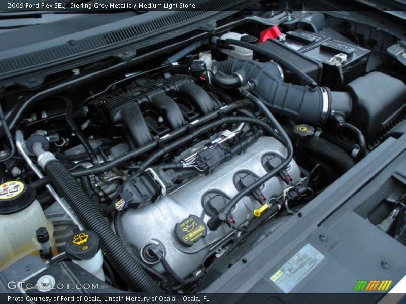 Sterling Grey Metallic / Medium Light Stone 2009 Ford Flex SEL