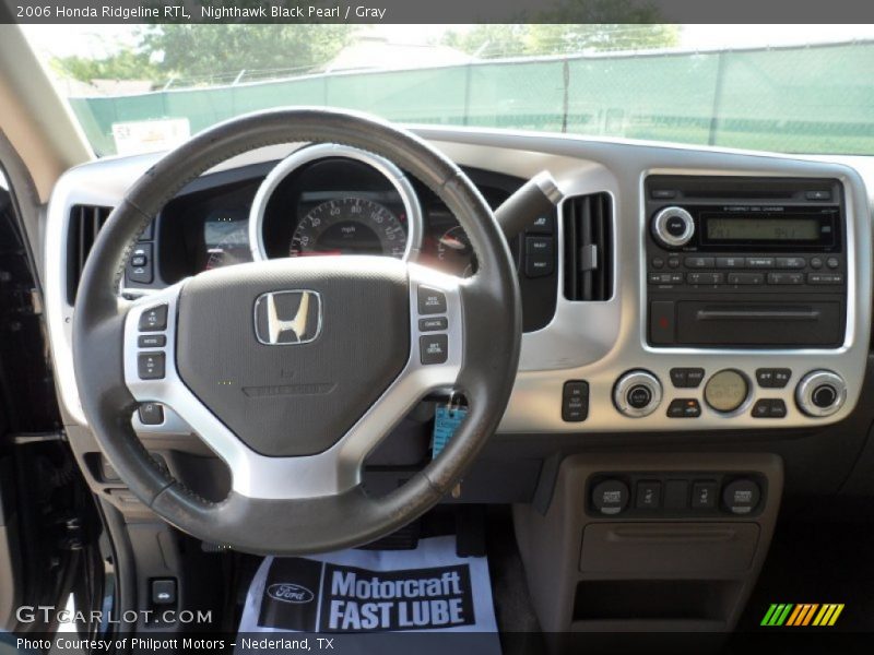Nighthawk Black Pearl / Gray 2006 Honda Ridgeline RTL