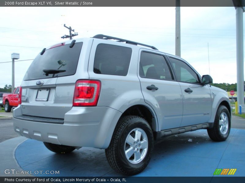 Silver Metallic / Stone 2008 Ford Escape XLT V6