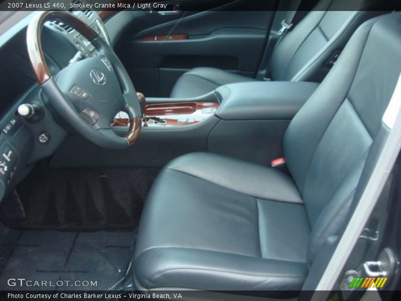 Smokey Granite Mica / Light Gray 2007 Lexus LS 460