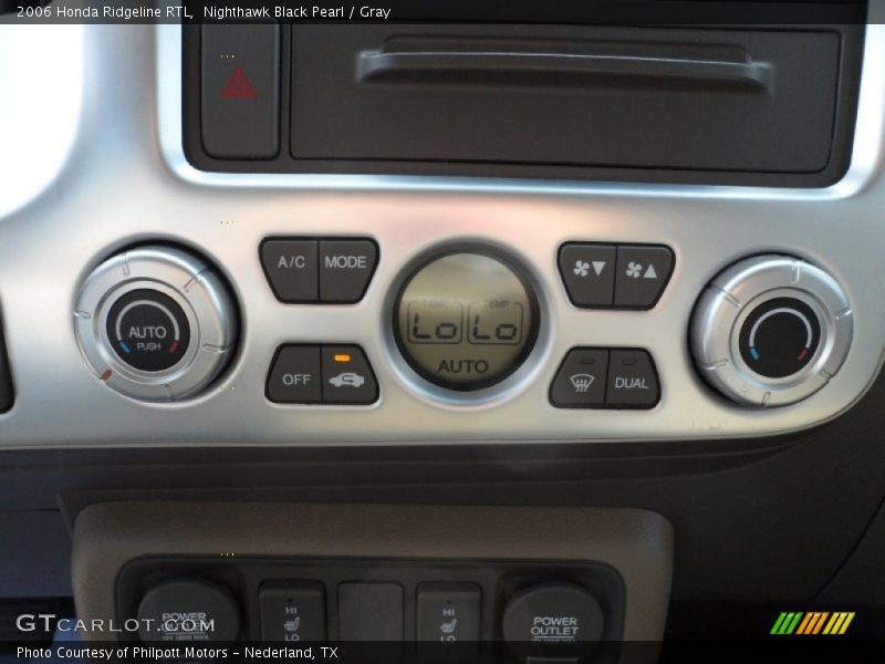 Nighthawk Black Pearl / Gray 2006 Honda Ridgeline RTL
