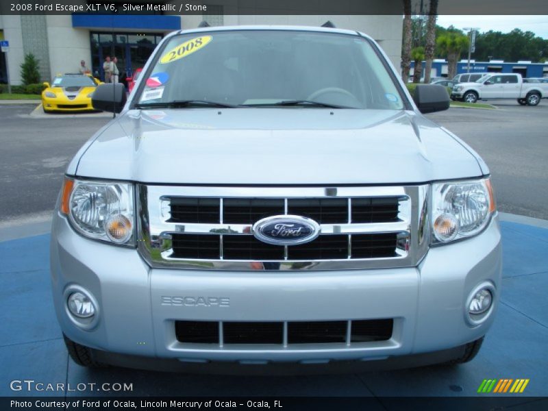 Silver Metallic / Stone 2008 Ford Escape XLT V6