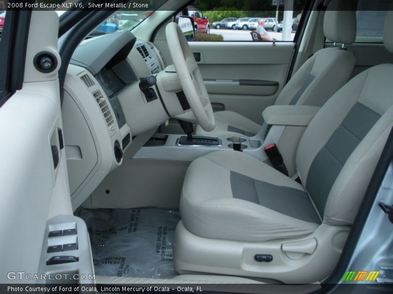 Silver Metallic / Stone 2008 Ford Escape XLT V6